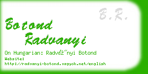 botond radvanyi business card